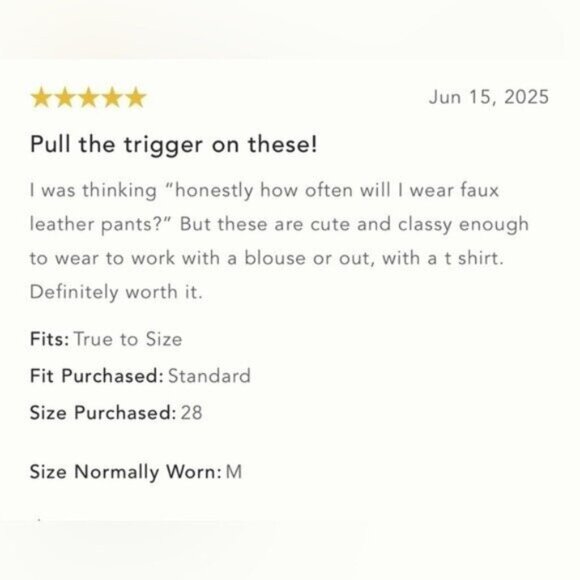 NWT Size 20W- The Colette Faux-Leather Crop Wide-Leg Pants Maeve (NWT US$ 148) - Picture 7 of 16